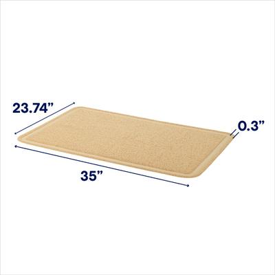 Show full view: Frisco Rectangular Cat Litter Mat, Beige, Large slide 2 of 5
