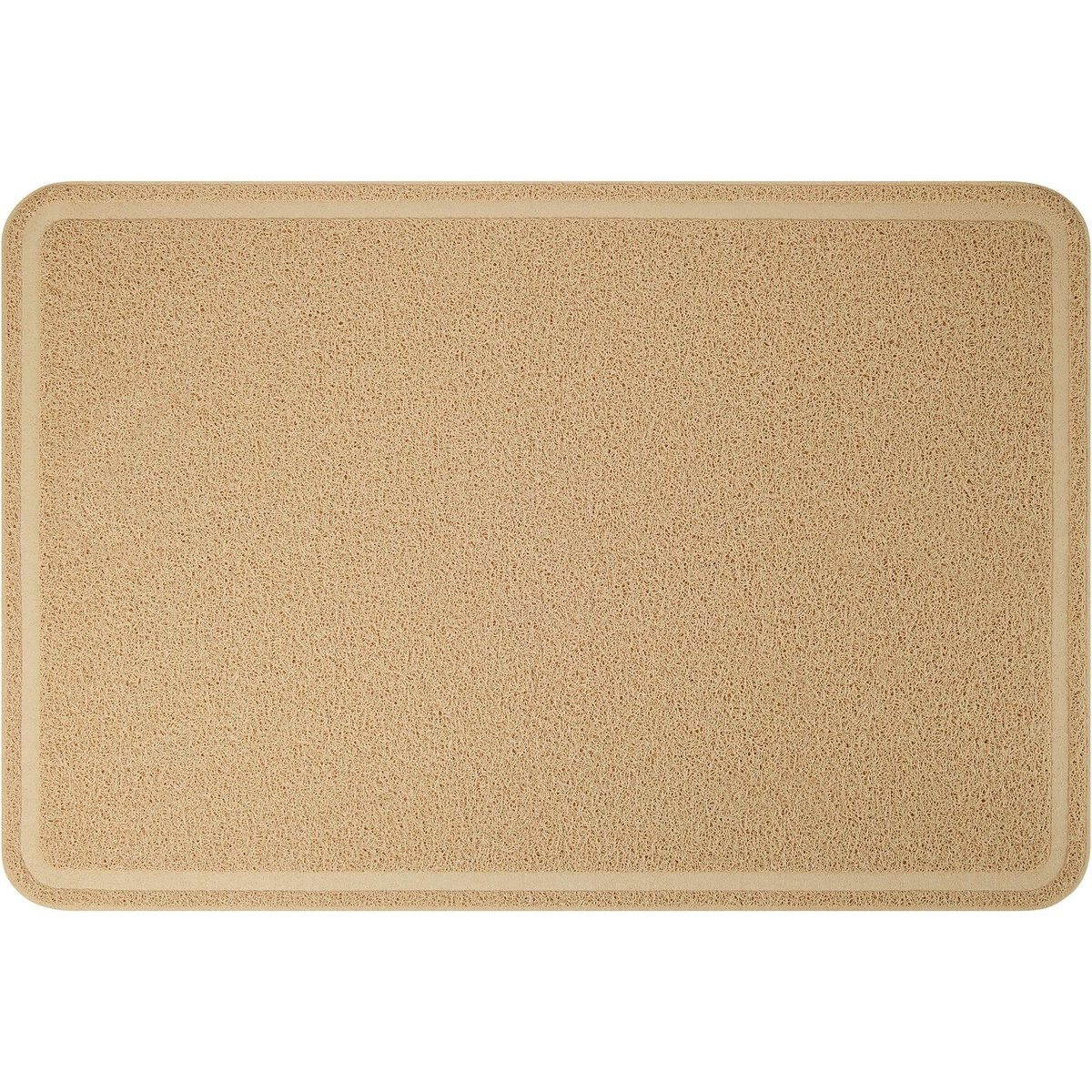 Frisco Rectangular Cat Litter Mat, Beige, X-Large