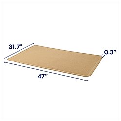 Frisco Rectangular Cat Litter Mat, Beige, X-Large slide 2 of 4