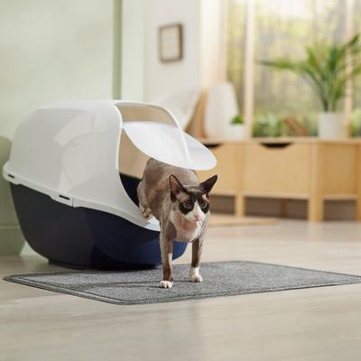 Show full view: Frisco Rectangular Cat Litter Mat, Grey, Large slide 4 of 6