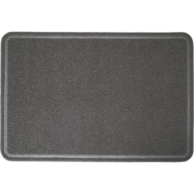 Frisco Frisco Rectangular Cat Litter Mat, Grey, X-Large