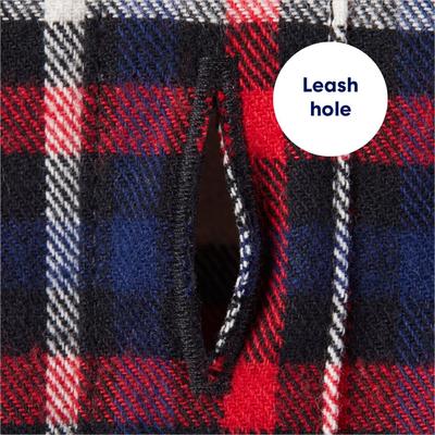 Show full view: Frisco Red & Blue Plaid Dog & Cat Flannel Shirt, Large slide 5 of 9