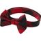 Show in main carousel: Frisco Red Buffalo Plaid Dog & Cat Bow Tie, Medium/Large slide 3 of 8