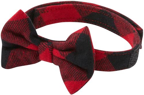 Show full view: Frisco Red Buffalo Plaid Dog & Cat Bow Tie, X-Small/Small slide 4 of 9