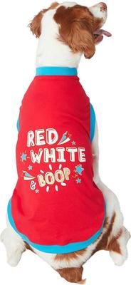 Show full view: Frisco Red, White & Boop Dog & Cat T-Shirt, X-Large slide 3 of 7