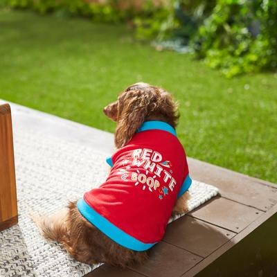 Show full view: Frisco Red, White & Boop Dog & Cat T-Shirt, X-Large slide 6 of 7