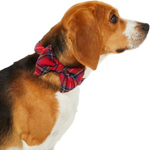 Frisco Red/Green Plaid Dog & Cat Bow Tie, X-Small/Small