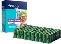 Frisco Refill Dog Poop Bags, 900 count, Unscented