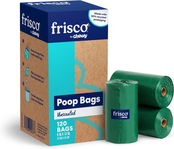 Show full view: Frisco Refill Dog Poop Bags, Unscented, 120 count slide 1 of 8