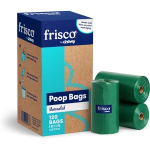 Frisco Refill Dog Poop Bags, Unscented, 120 count