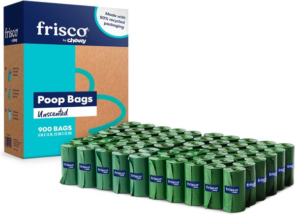 Frisco Dog Refill Poop Bag & 2 Dispensers, 900 count
