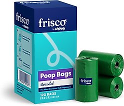 Frisco Refill Dog Poop Bags, Unscented, 120 count