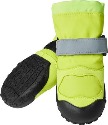 Show full view: Frisco Reflective Dog Boot, Lime Green, X-Small, 2 count slide 4 of 10