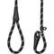 Show in main carousel: Frisco Reflective Rope Slip Lead Dog Leash, Black, 6-ft long, 1/2-in wide slide 2 of 7