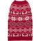 Show in main carousel: Frisco Reindeer Fair Isle Dog & Cat Christmas Sweater, Red, Large slide 3 of 8
