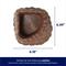Show in main carousel: Frisco Reptile Waterer and Feeding Corner Rock Bowl, Brown slide 2 of 4