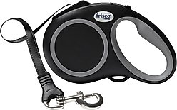 Frisco Retractable Dog Leash, Black, Large: 16-ft long, 9/16-in wide, 1 count