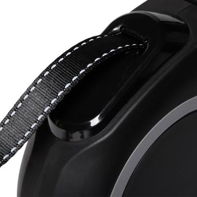 Show full view: Frisco Retractable Dog Leash, Black, Large: 16-ft long, 9/16-in wide, 1 count slide 4 of 9