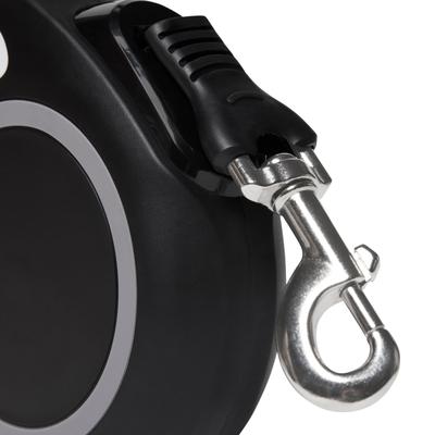 Show full view: Frisco Retractable Dog Leash, Black, Large: 16-ft long, 9/16-in wide, 1 count slide 5 of 9