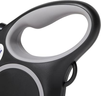 Show full view: Frisco Retractable Dog Leash, Black, Medium: 16-ft long, 7/16-in wide, 1 count slide 4 of 10