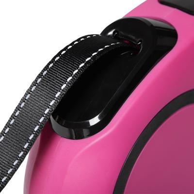 Show full view: Frisco Retractable Dog Leash, Pink, Large: 16-ft long, 9/16-in wide, 1 count slide 4 of 9