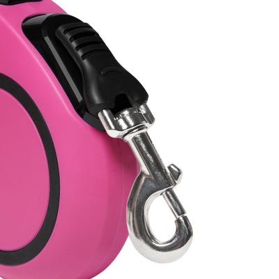 Show full view: Frisco Retractable Dog Leash, Pink, Large: 16-ft long, 9/16-in wide, 1 count slide 5 of 9