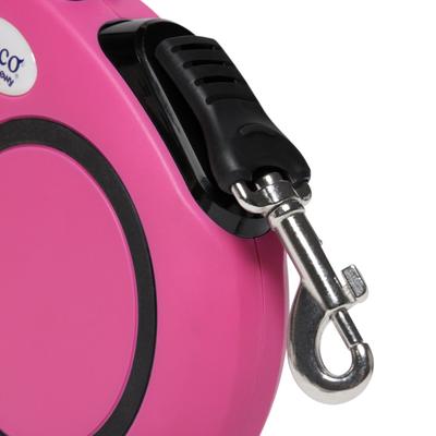 Show full view: Frisco Retractable Dog Leash, Pink, Medium: 16-ft long, 7/16-in wide, 1 count slide 5 of 9