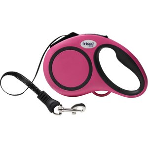 Frisco Retractable Dog Leash, Pink, Small: 16-ft long, 3/8-in wide, 1 count