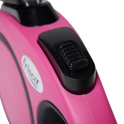Frisco Retractable Dog Leash, Pink, Small: 16-ft long, 3/8-in wide, 1 count slide 2 of 8