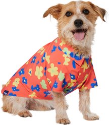 Frisco Retro Floral Camp Dog & Cat Shirt, Large