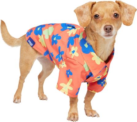 Show full view: Frisco Retro Floral Camp Dog & Cat Shirt, Small slide 4 of 12