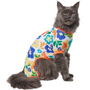 Frisco Retro Floral Dog & Cat PJs, Medium