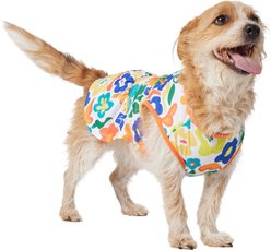 Frisco Retro Floral Dog & Cat Tank Dress, Large