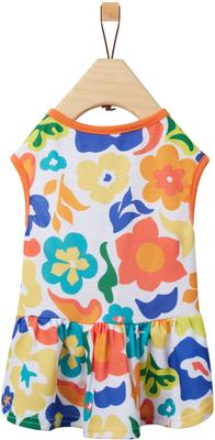 Show full view: Frisco Retro Floral Dog & Cat Tank Dress, Large slide 3 of 9