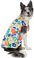 Frisco Retro Floral Dog & Cat Tank Dress, X-Large