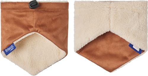 Show full view: Frisco Reversible Cozy Knit Faux Fur Dog & Cat Pullover Bandana, Medium/Large slide 5 of 10