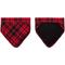 Show in main carousel: Frisco Reversible Flannel & Sherpa Dog & Cat Bandana, Red, X-Small/Small slide 4 of 11