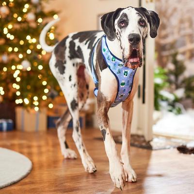 Show full view: Frisco Reversible Holiday Polar Bears Dog Harness (Patent Pending), Blue, XX-Large/XXX-Large slide 6 of 10