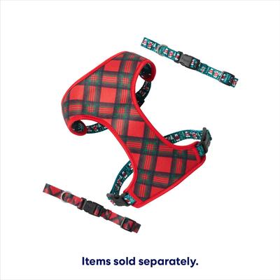 Show full view: Frisco Reversible Holiday Polar Bears Dog Harness (Patent Pending), Red, Large/X-Large slide 6 of 11