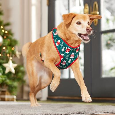 Show full view: Frisco Reversible Holiday Polar Bears Dog Harness (Patent Pending), Red, Large/X-Large slide 7 of 11