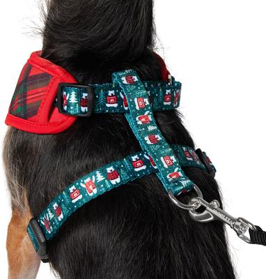 Frisco Reversible Holiday Polar Bears Dog Harness (Patent Pending)