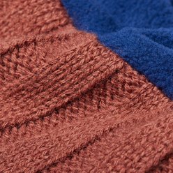 Frisco Reversible Polar Fleece Lined Dog & Cat Knit Beanie, Navy, Medium/Large slide 2 of 7