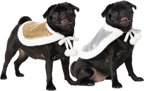 Show full view: Frisco Reversible Sequin Dog & Cat Cape, X-Small/Small slide 2 of 10