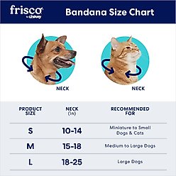 Frisco Reversible Snowflake Cozy Knit Faux Fur Dog & Cat Pullover Bandana, 1 count, X-Large/XX-Large slide 2 of 7