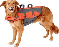 Frisco Ripstop Dog Life Jacket, Orange, Large