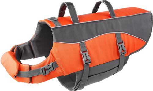 Show full view: Frisco Ripstop Dog Life Jacket, Orange, X-Large slide 4 of 12