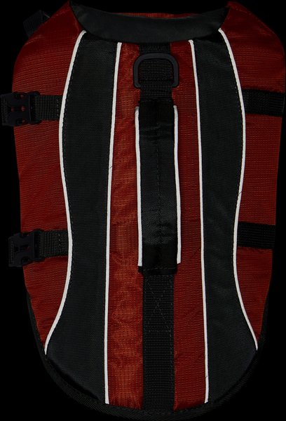 Show full view: Frisco Ripstop Dog Life Jacket, Orange, X-Small slide 5 of 12