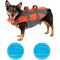 Show in main carousel: Frisco Ripstop Life Jacket, Medium + Floating Fetch Ball No Squeak Dog Toy, Blue, Medium slide 1 of 8