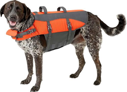 Show full view: Frisco Ripstop Life Jacket, X-Large + Floating Fetch Ball No Squeak Dog Toy, Blue, Medium slide 2 of 8