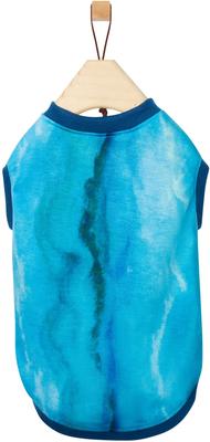 Show full view: Frisco River Watercolor Dog & Cat T-Shirt, Blue, Large slide 3 of 9